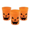 Happy Jack-O'-Lantern Orange Bpa-Free Plastic Cups - 12 Ct.<Oriental Trading Clearance