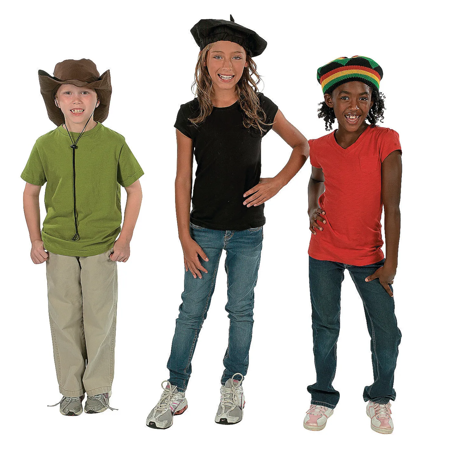 hats_around_the_world_ass_1.webp Oriental Trading Pretend Play*Hats Around The World Assortment - 11 Pc.