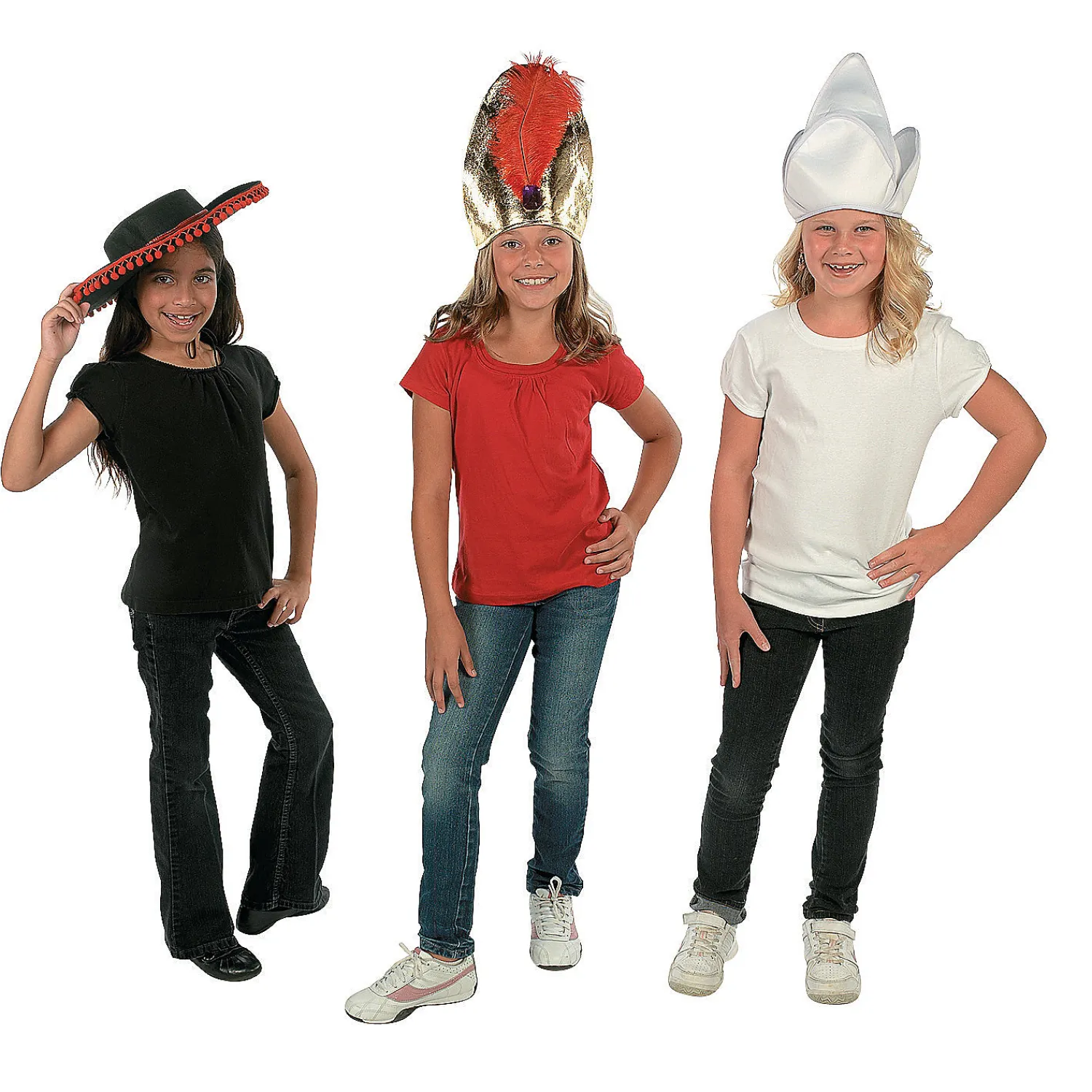 hats_around_the_world_ass_4.webp Oriental Trading Pretend Play*Hats Around The World Assortment - 11 Pc.