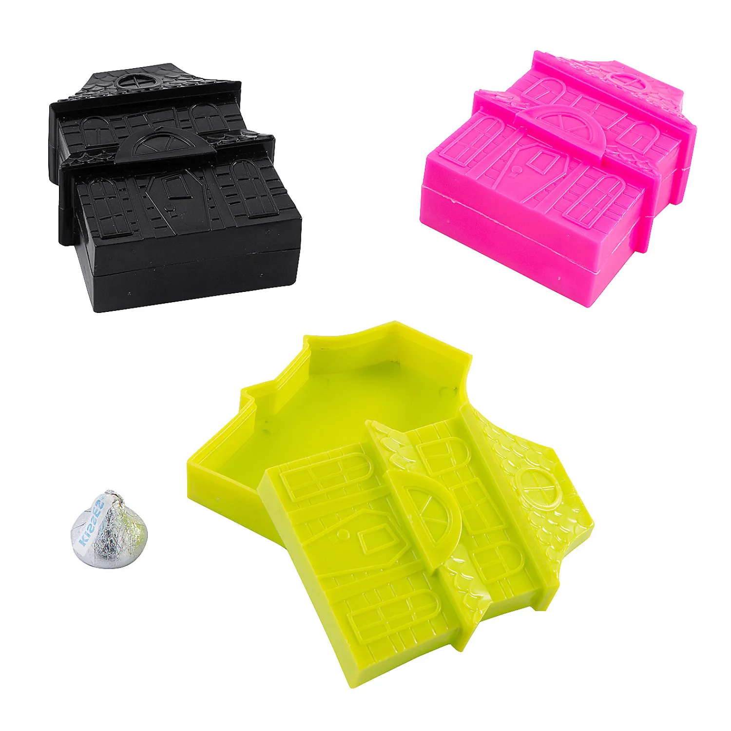 haunted_houseshaped_hallo_0.webp Haunted House-Shaped Halloween Bpa-Free Plastic Favor Containers - 12 Pc.<Oriental Trading Best