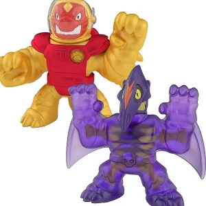 Oriental Trading Character Toys*Heroes Of Goo Jit Zu Galaxy Attack Versus Pack Sun Fire Blazagon Vs Dark Matter Terrack