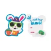 Oriental Trading Rings*Hip Hop Bunny Cards With Carrot Ring - 12 Pc.
