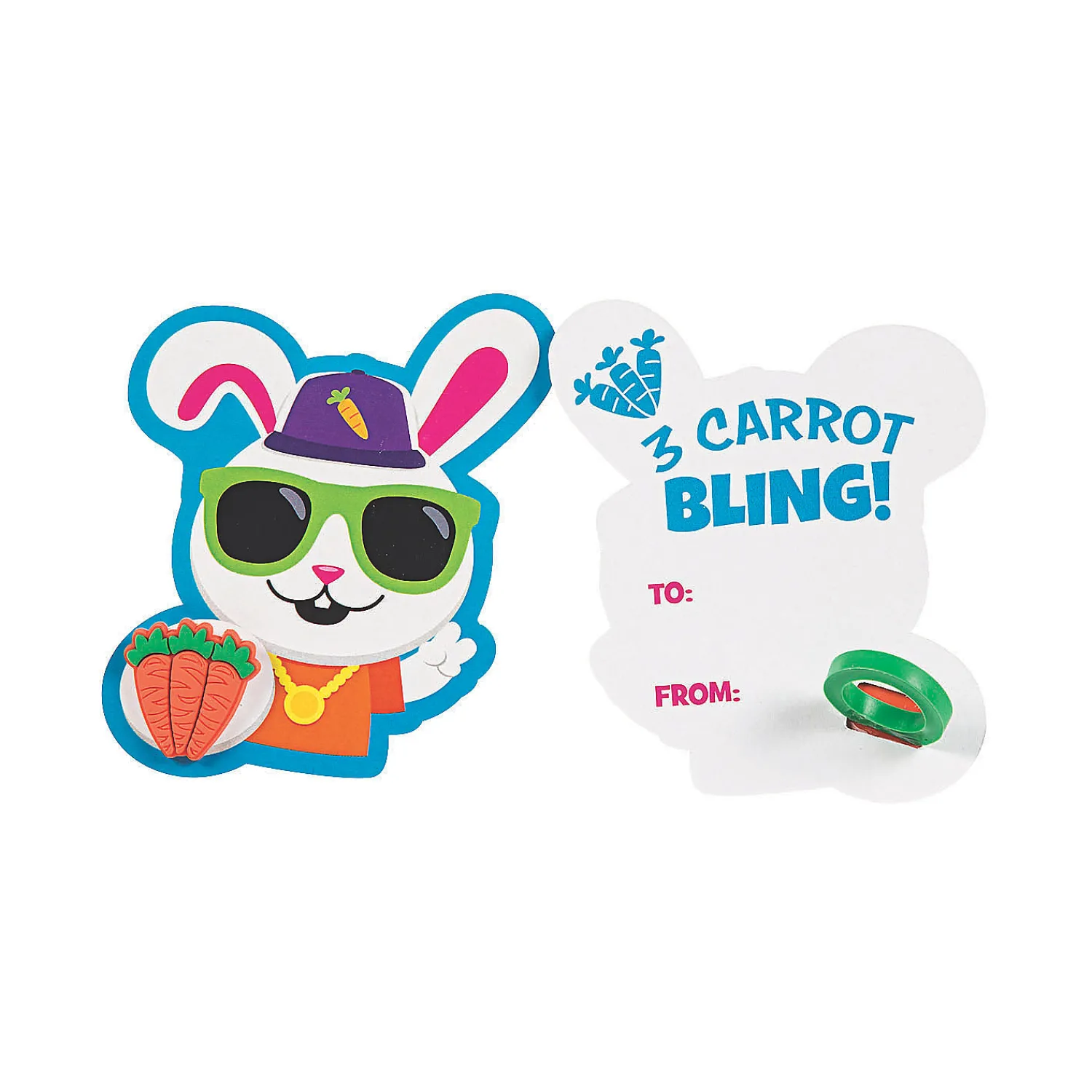 hip_hop_bunny_cards_with__0.webp Oriental Trading Rings*Hip Hop Bunny Cards With Carrot Ring - 12 Pc.