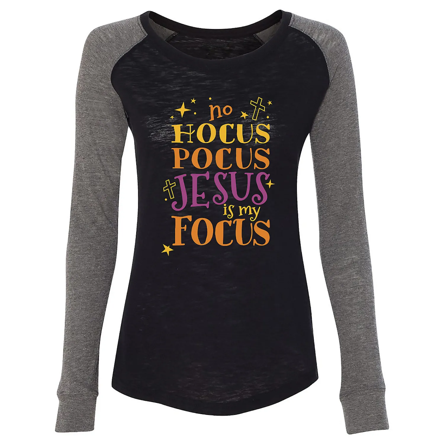 hocus_pocus_jesus_is_my_f_0.webp Hocus Pocus Jesus Is My Focus Women's T-Shirt<Oriental Trading Discount