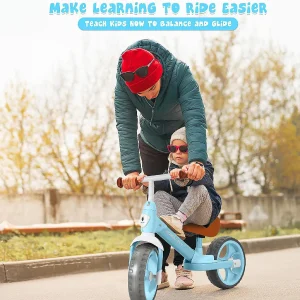 Honey Joy Toddler Balance Bike W/ Feet Rests For 2-5 Yr Blue<Oriental Trading Best
