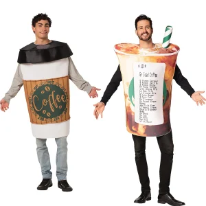 Hot Or Iced Coffee Couples Costumes<Oriental Trading Outlet