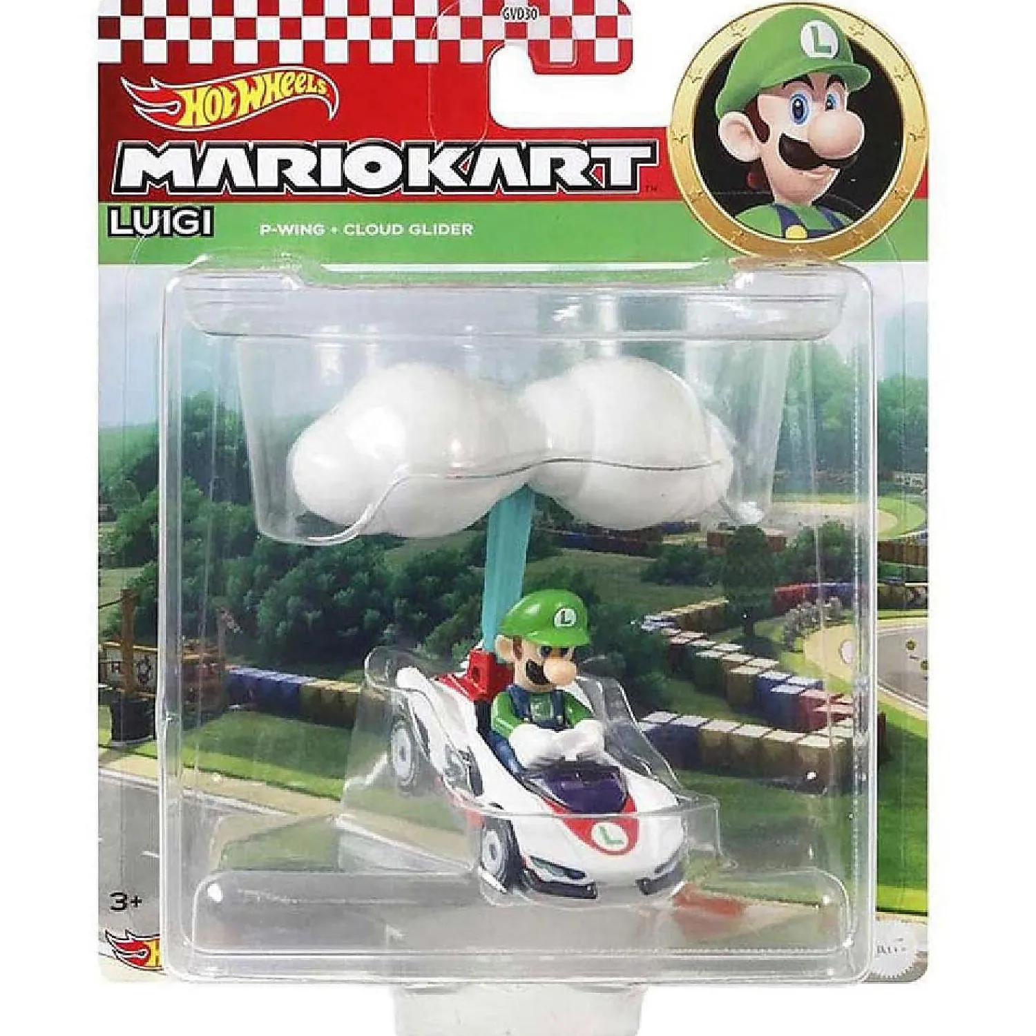 hot_wheels_diecast_mario__0.webp Oriental Trading Toy Cars*Hot Wheels Die-Cast Mario Kart Luigi In P-Wing Kart With Cloud Glider
