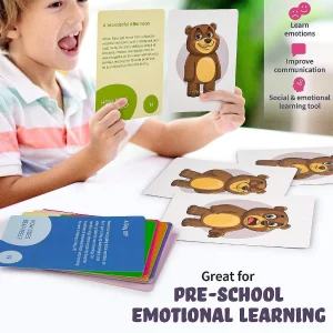 Oriental Trading Playing Cards*How Does Bear Feel Emotion Story Cards For Social Emotional Learning