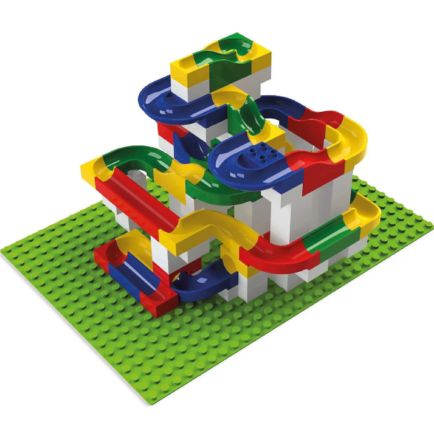 hubelino_marble_run__piec_2.webp Oriental Trading Play Sets*Hubelino Marble Run - 128-Piece Run Elements Expansion Set - The Original!