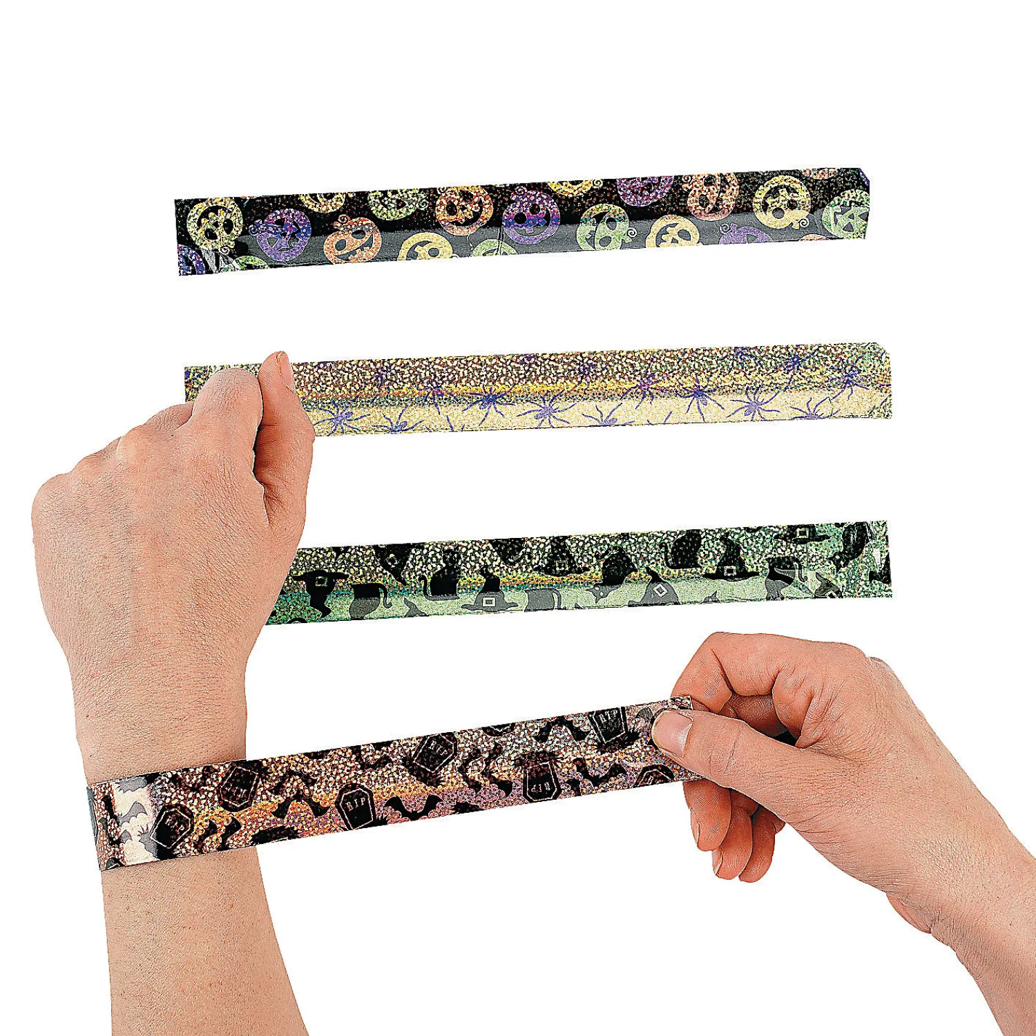 iconic_halloween_slap_bra_0-1.webp Oriental Trading Bracelets*Iconic Halloween Slap Bracelets - 12 Pc.