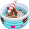 Inflatable 67" X 26" Large Kiddie Pool- Kawaii Inspired Children's Pool W Play Pillow Floats And Accessories - Family Sized For Baby, Toddlers, Kids, And Adults<Oriental Trading Best Sale
