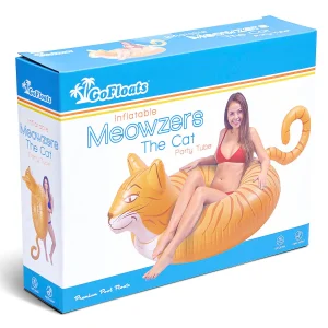 Inflatable Gofloats™ Meowzers Cat Tube Raft<Oriental Trading Shop