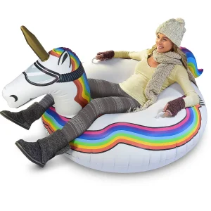Inflatable Gofloats™ Unicorn Winter Snow Tube<Oriental Trading Best