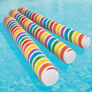 Inflatable Rainbow Pool Noodles - 6 Pc.<Oriental Trading Cheap