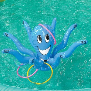 Oriental Trading Inflatable Toys*Inflatable Smiling Octopus Ring Toss Game