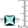 Oriental Trading Rings*J Goodin Aqua Gypsy Ring Size 5