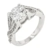 Oriental Trading Rings*J Goodin Brilliant Twist Engagement Ring Size 6