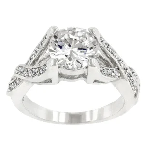 Oriental Trading Rings*J Goodin Brilliant Twist Engagement Ring Size 6