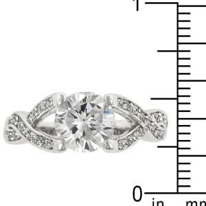 Oriental Trading Rings*J Goodin Brilliant Twist Engagement Ring Size 6
