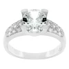 Oriental Trading Rings*J Goodin Classic Clear Engagement Ring Size 8