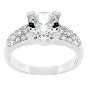 Oriental Trading Rings*J Goodin Classic Clear Engagement Ring Size 8