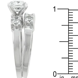 Oriental Trading Rings*J Goodin Classic Wedding Set Size 5