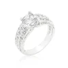 Oriental Trading Rings*J Goodin Cubic Zirconia Princess Cut Ring Size 9