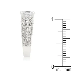 Oriental Trading Rings*J Goodin Cubic Zirconia Princess Cut Ring Size 5