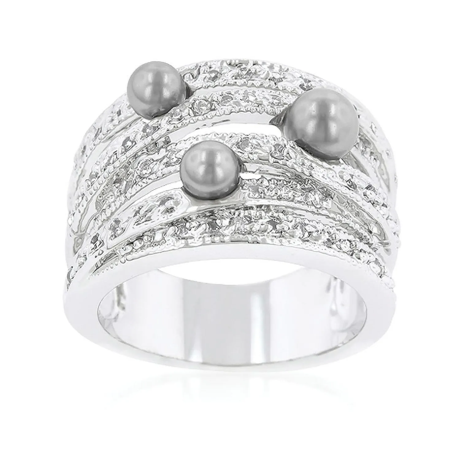 j_goodin_gray_pearl_cockt_0.webp Oriental Trading Rings*J Goodin Gray Pearl Cocktail Ring Size 11
