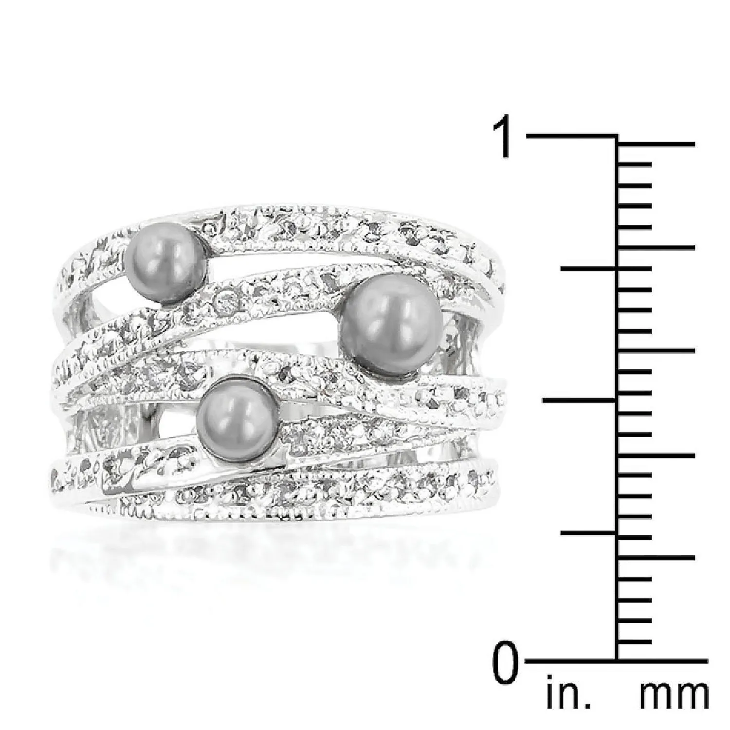j_goodin_gray_pearl_cockt_1.webp Oriental Trading Rings*J Goodin Gray Pearl Cocktail Ring Size 11
