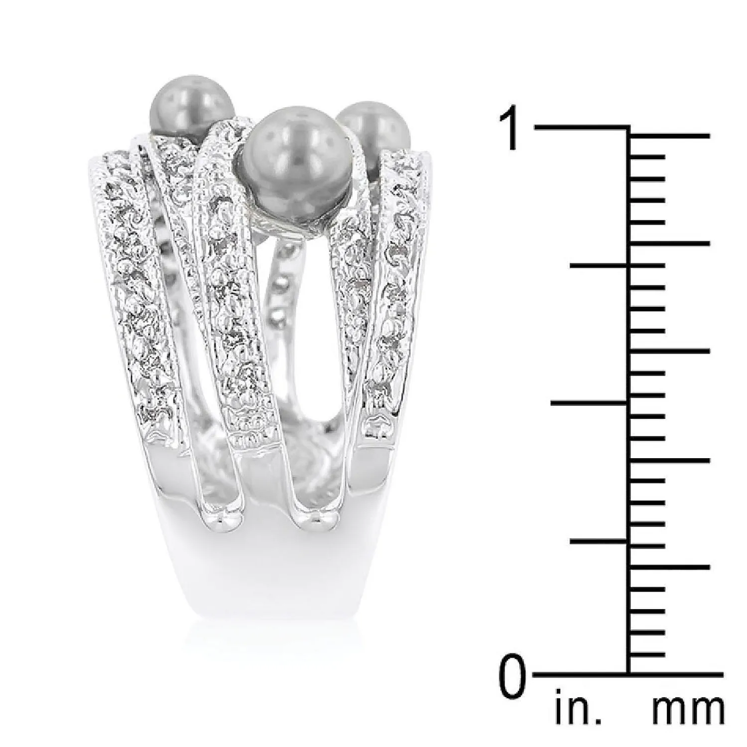 j_goodin_gray_pearl_cockt_2.webp Oriental Trading Rings*J Goodin Gray Pearl Cocktail Ring Size 11