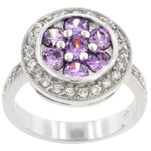 Oriental Trading Rings*J Goodin Lavender Lily Ring Size 5