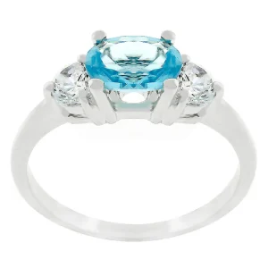 Oriental Trading Rings*J Goodin Oval Serenade Triplet Ring Size 9