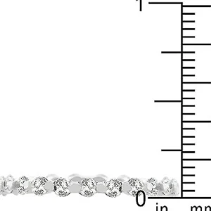 Oriental Trading Rings*J Goodin Silver Lace Eternity Band Size 5