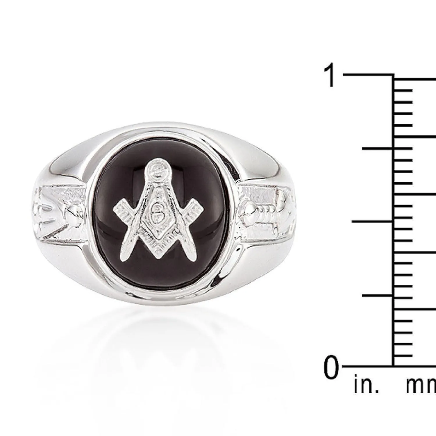 j_goodin_silvertone_onyx__2.webp Oriental Trading Rings*J Goodin Silvertone Onyx Mens Ring - Size 12