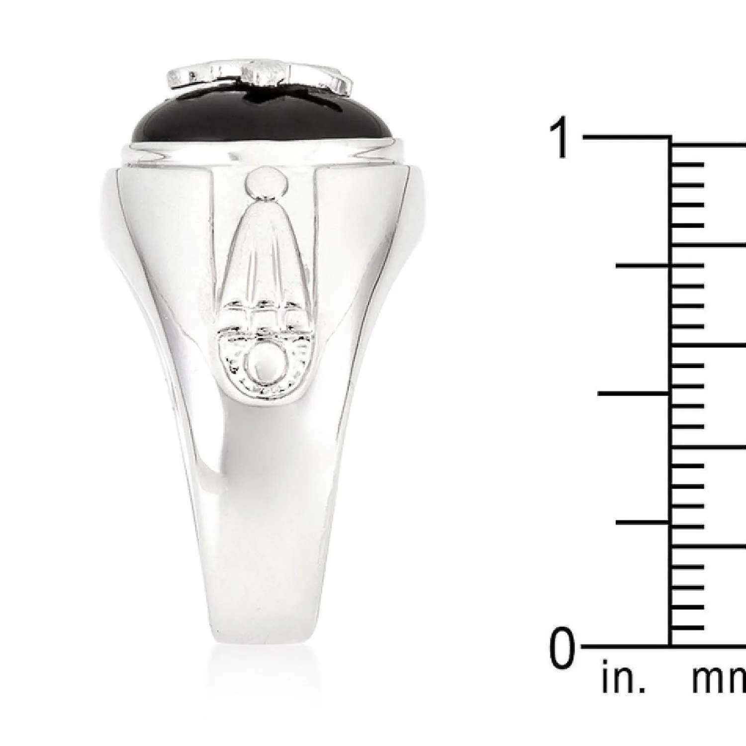 j_goodin_silvertone_onyx__3.webp Oriental Trading Rings*J Goodin Silvertone Onyx Mens Ring - Size 12