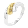 Oriental Trading Rings*J Goodin Two-Tone Swirl Ring Size 5