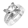 Oriental Trading Rings*J Goodin White Princess Engagement Ring Size 8