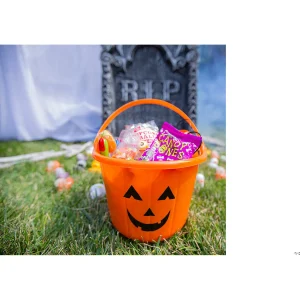 Jack-O'-Lantern Bpa-Free Plastic Trick-Or-Treat Buckets - 12 Pc.<Oriental Trading Store
