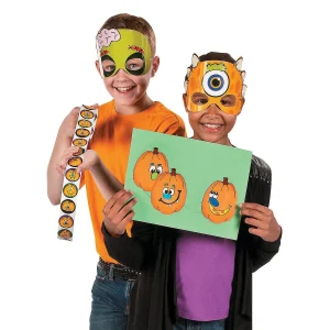 Jack-O'-Lantern Sticker Sheets - 12 Pc.<Oriental Trading Online