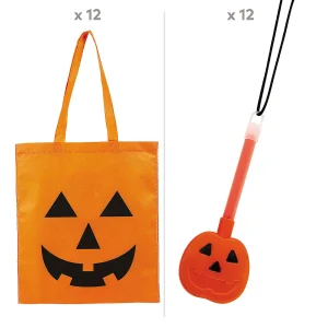 Jack-O'-Lantern Trick Or Treating Accessories Kit For 12<Oriental Trading Fashion