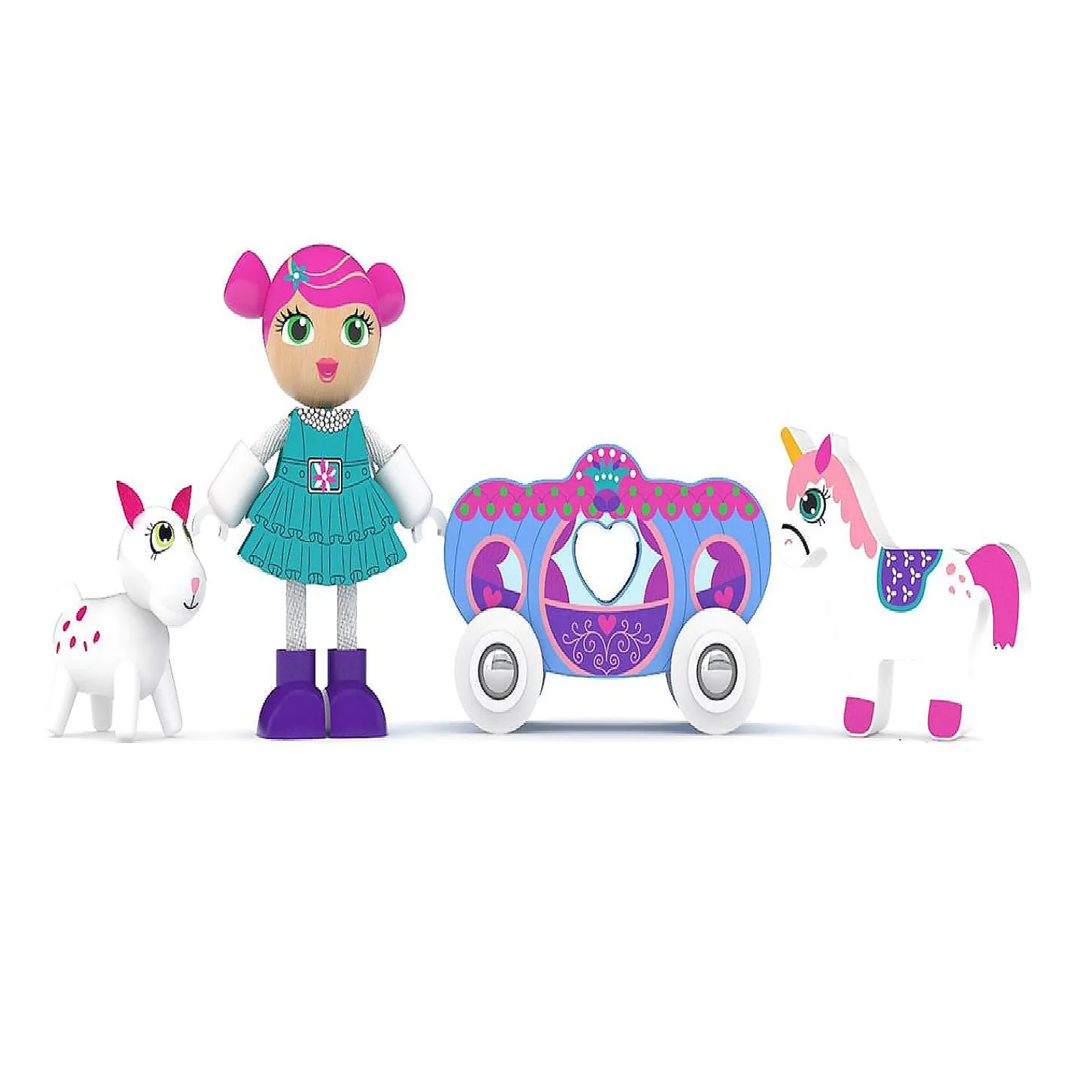 jadore_princess_julie_nat_0.webp Oriental Trading Play Sets*J'Adore Princess Julie Natural Wooden Toy Playset