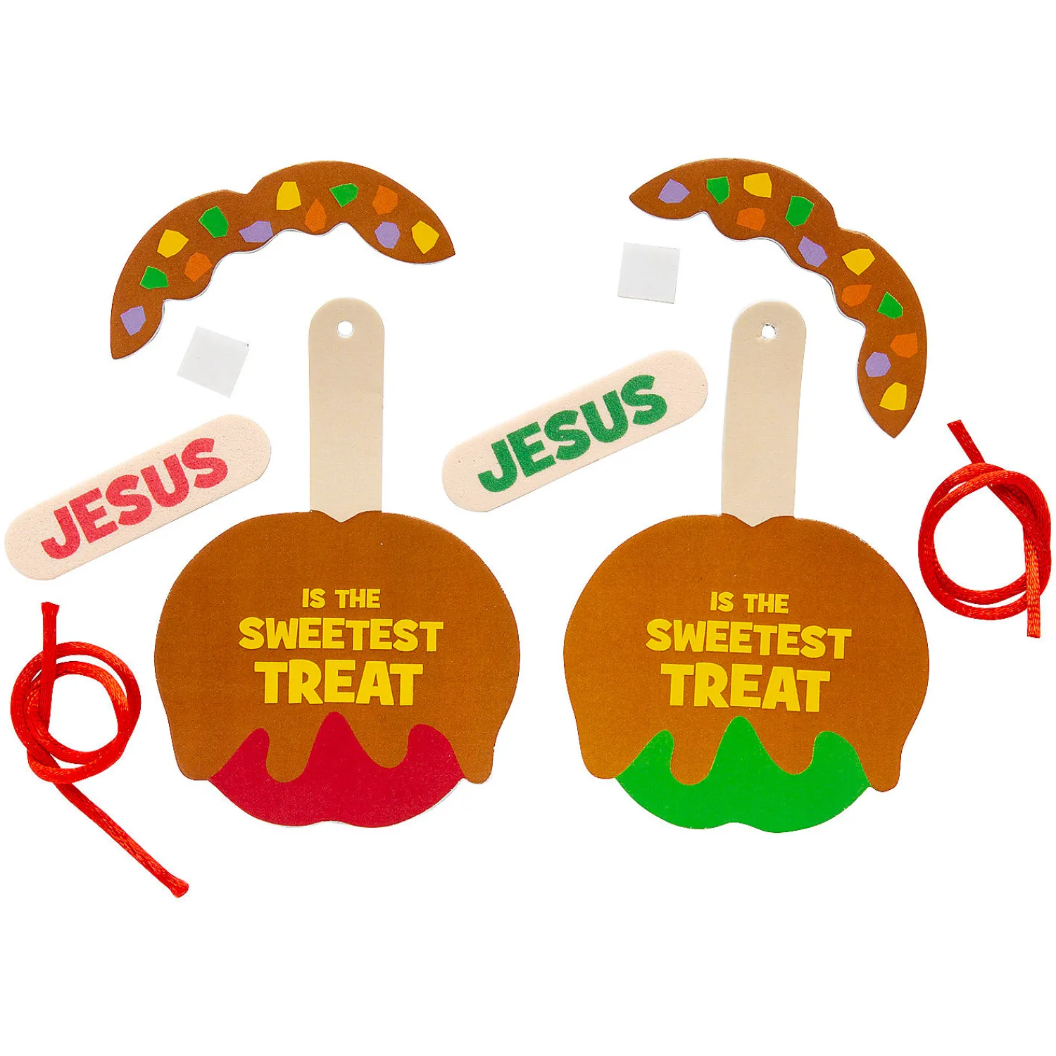 jesus_is_the_sweetest_tre_1.webp Jesus Is The Sweetest Treat Ornament Craft Kit - Makes 12<Oriental Trading Cheap