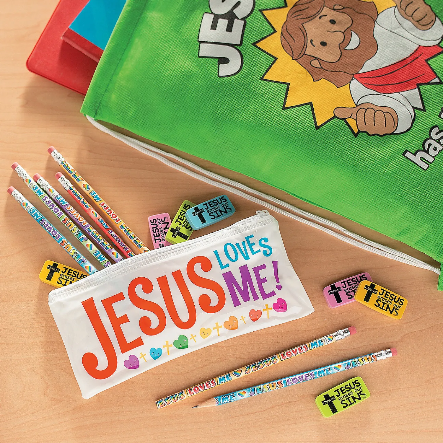 jesus_loves_me_pencils____1.webp Oriental Trading Pencils*Jesus Loves Me Pencils - 24 Pc.