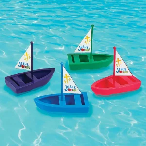 Jesus Loves Me Toy Boats - 12 Pc.<Oriental Trading Cheap