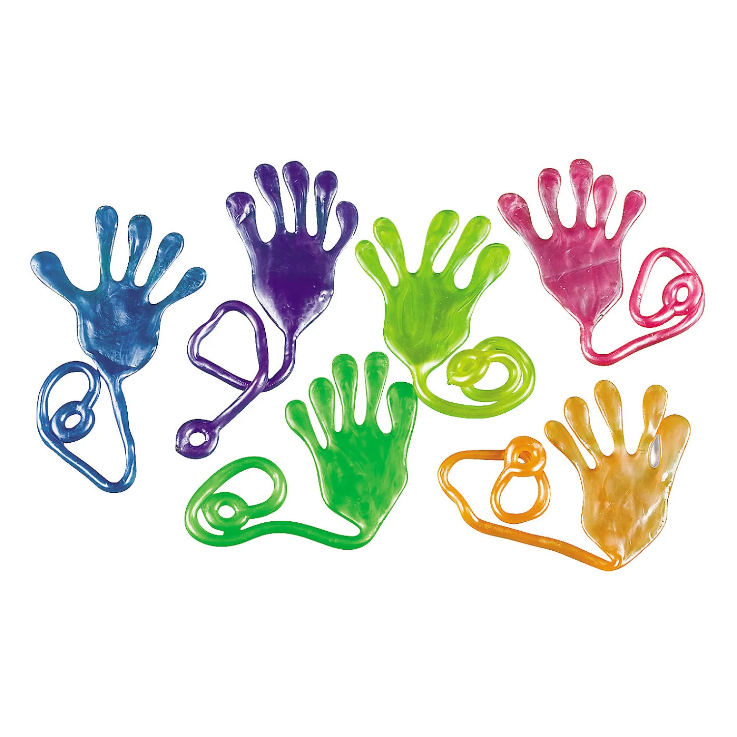 jumbo_pearlized_sticky_ha_0.webp Oriental Trading Fidget Toys & Spinners*Jumbo Pearlized Sticky Hands - 12 Pc.