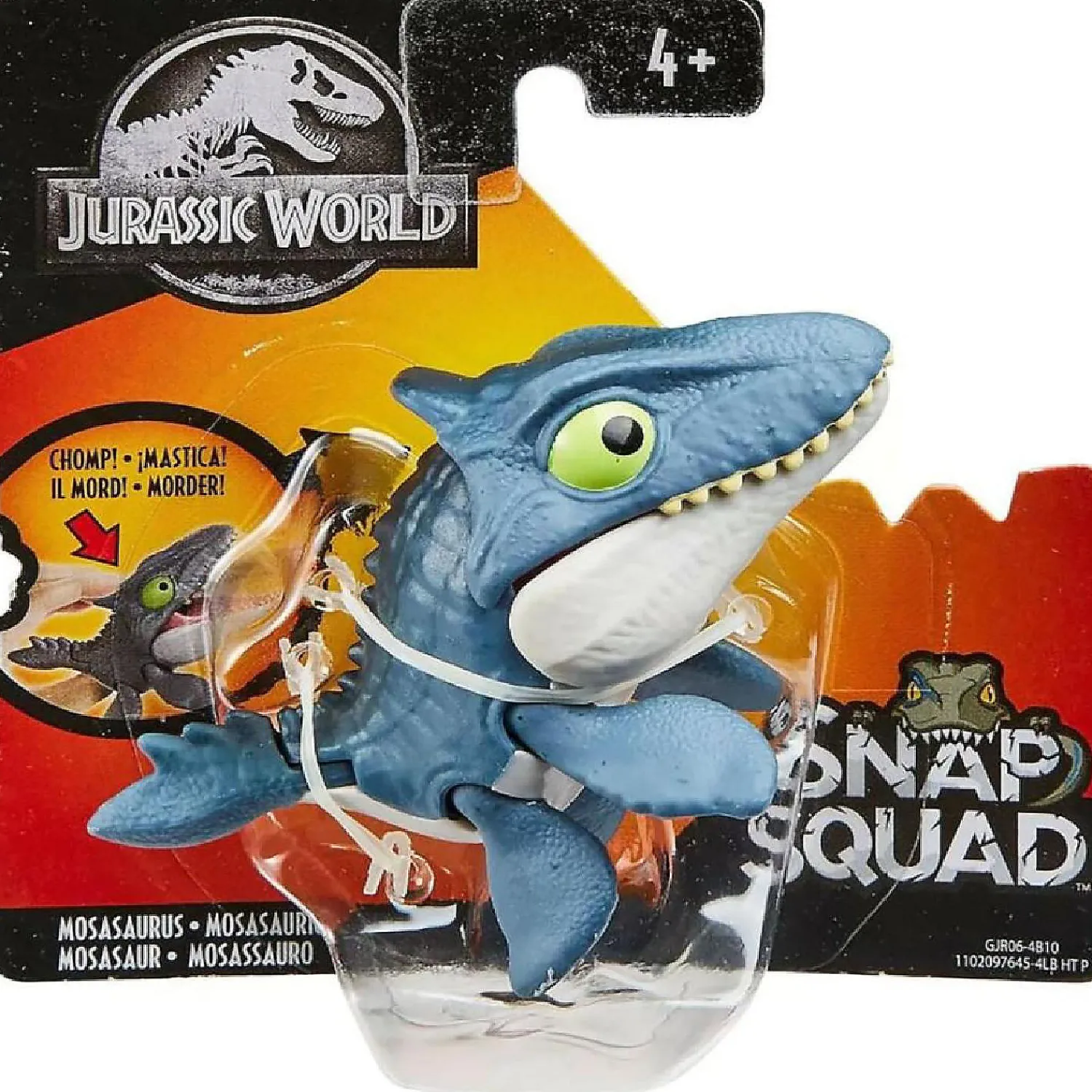 jurassic_world__inch_snap_1.webp Oriental Trading Character Toys*Jurassic World 2 Inch Snap Squad Figure Mosasaurus
