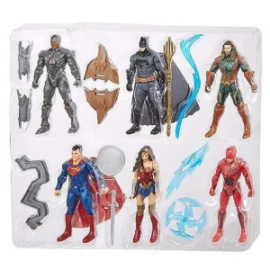 Oriental Trading Character Toys*Justice League Ultimate Batman Superman Flash Aquaman Cyborg Ww Figures Mattel