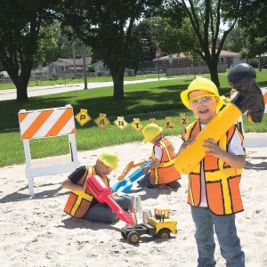 Oriental Trading Pretend Play*Kids' Construction Hats - 12 Pc.