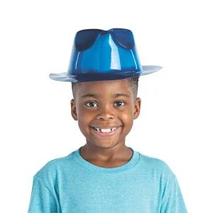 Oriental Trading Pretend Play*Kid‘S Metallic Fedora Hat Assortment - 24 Pc.